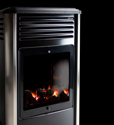 Estufa Port�til a Gas Manhattan Negra/Gris