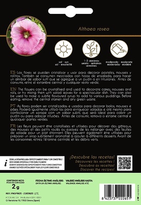 Semilla Flor Comestible Malva