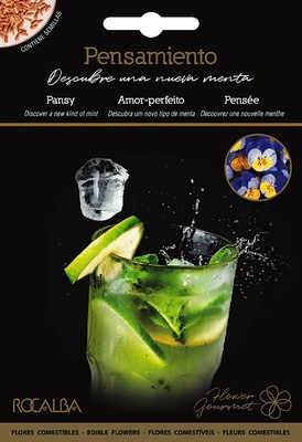 Semilla Flor Comestible Pensamiento