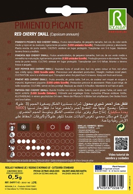 Semilla Pimiento Picante Red Cherry Small