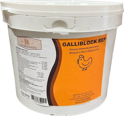 Bloque Mineral Gallinas GalliBlock Rep 4 kg
