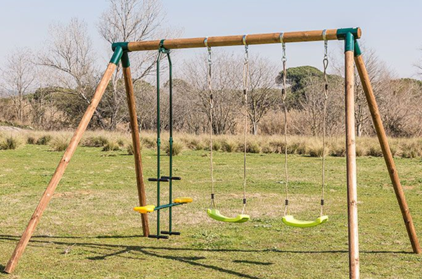 Columpio Masgames Etna Triple con Cara a Cara