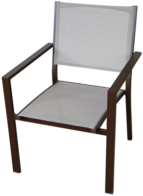 Mesa Aluminio Jardin con 4 Sillas Modelo Orlando