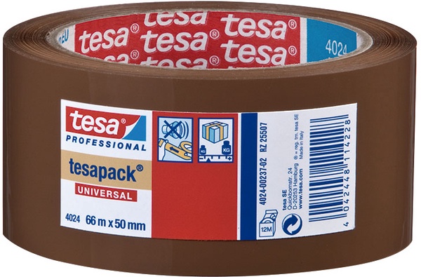 Cinta Embalaje Marron Sin Disolvente 50mm 66 Metros