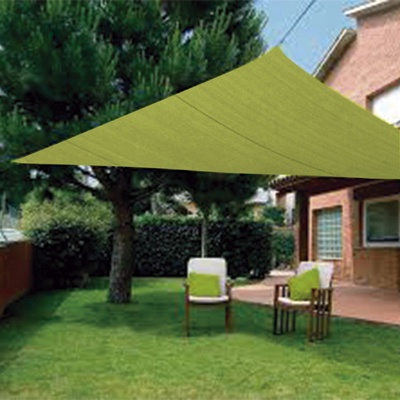 Toldo Vela Impermeable 5x5x5m Verde Claro Toldo Vela Impermeable 5x5x5m Verde Claro