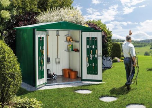 Caseta Europa 316 x 156 x 209 verde oscuro