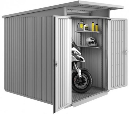 Caseta AvantGarde 180 x 220 x 218 plata con doble puerta