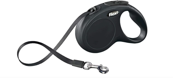 Flexi New Classic M Negra Cinta 5 m