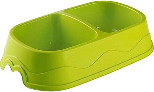 Comedero Carlino Oval Doble 1,4 L