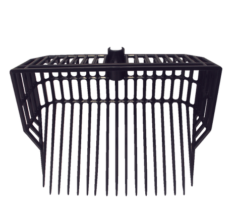 Horca para Viruta Estiercol Plastico Negra