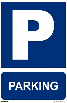 Señal Parking Pvc 0,7 mm 210X300 mm Señal Parking Pvc 0,7 mm 210X300 mm