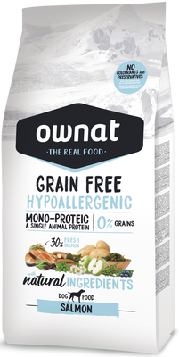 Pienso Perros Ownat Grain Free Hypoallergenic Salmon 12 kg Pienso Perros Ownat Grain Free Hypoallergenic Salmon 12 kg