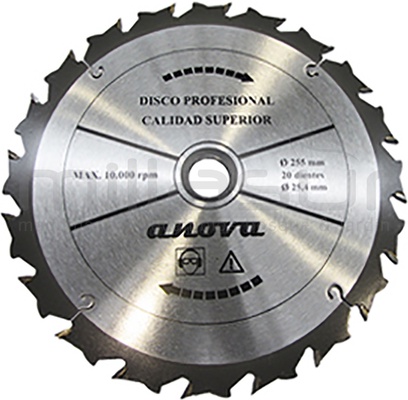 Disco Widea Semi-Prof 255x3x25.4