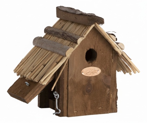 Caja Nido con Techo de Paja