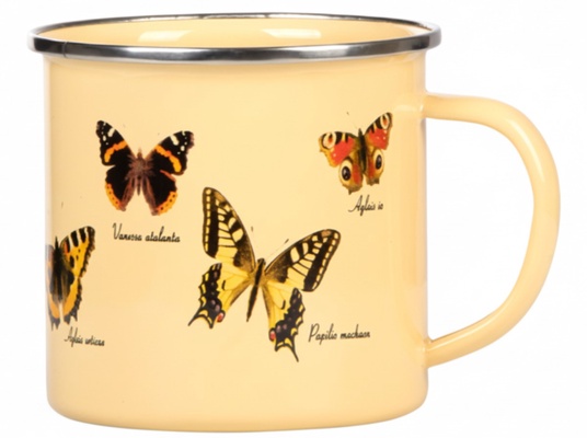 Taza Hierro Mariposas Taza Hierro Mariposas