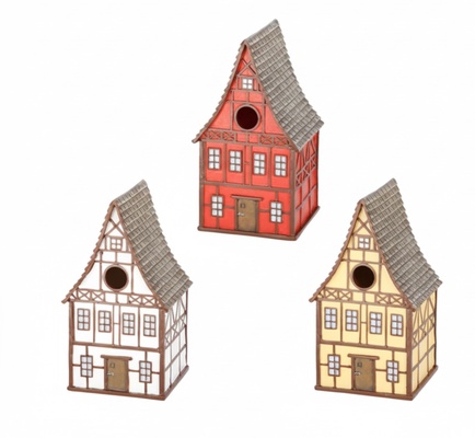 Caja Nido de Entramado de Madera