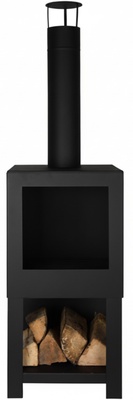 Estufa de Terraza con Deposito de Leña Estufa de Terraza con Deposito de Leña