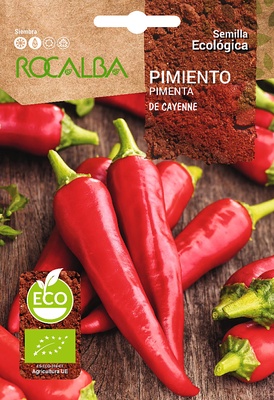 Semilla Ecologica Pimiento Cayena