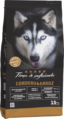 Pienso Perros Tiempo de Profesionales Cordero y Arroz 15 kg