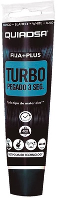 Adhesivo Fija Plus Turbo 150 ml Blanco