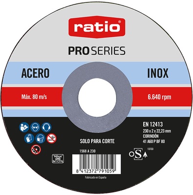 Disco Corte Inox/Metal 230x2 Disco Corte Inox/Metal 230x2