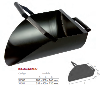 Recogegranos 280x360x160 mm