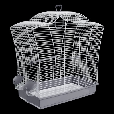 Jaula Pajaro 621 Blanca