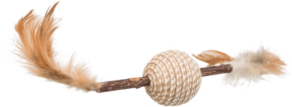 Juguete Matatabi con Plumas 20 cm