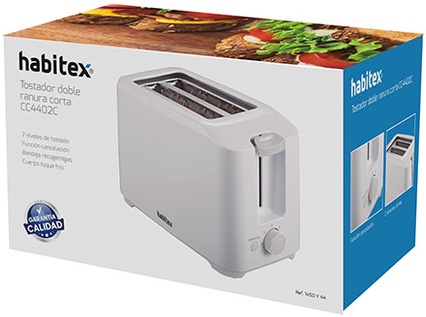 Tostador 700W Habitex CC4402C Tostador 700W Habitex CC4402C