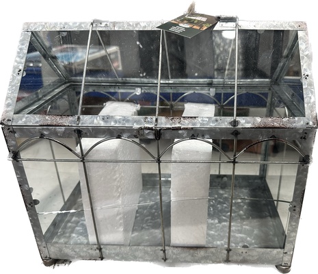 Casa Invernadero Cristal Verde M - CRISTAL ROTO