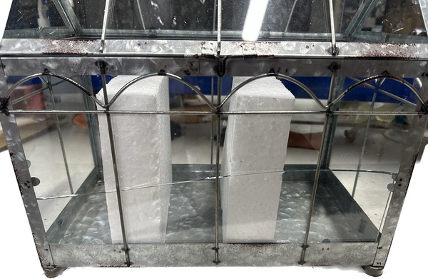 Casa Invernadero Cristal Verde M - CRISTAL ROTO