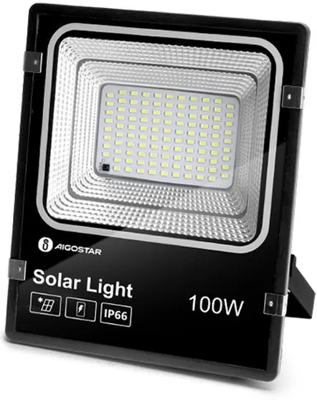 Foco Led con Panel Solar 100W
