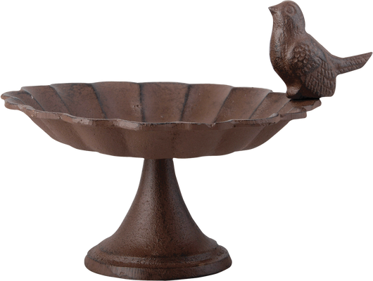 Bebedero Pajaros Hierro Fundido 