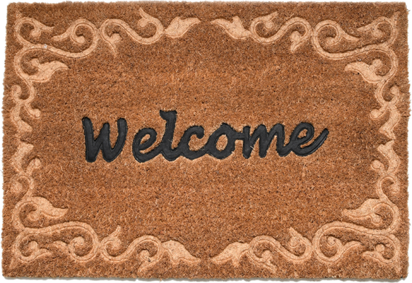 Felpudo Fibra de Coco Bienvenida Felpudo Fibra de Coco Bienvenida