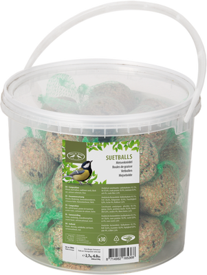 Bolas de Sebo Pajaros Silvestres Cubo 30 Unidades Bolas de Sebo Pajaros Silvestres Cubo 30 Unidades