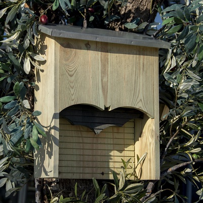 Nido Murcielagos Bat Box con Silueta L
