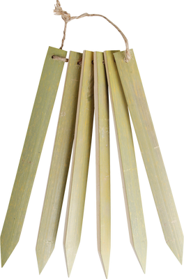 Etiquetas Plantas de Bambu Largas Juego 6 unidades