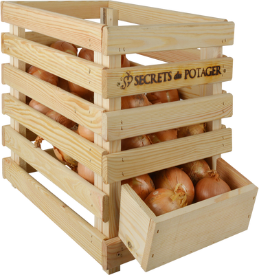 Caja Madera para Cebollas