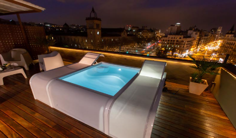 Piscina Mariposa 282x219x60 cm