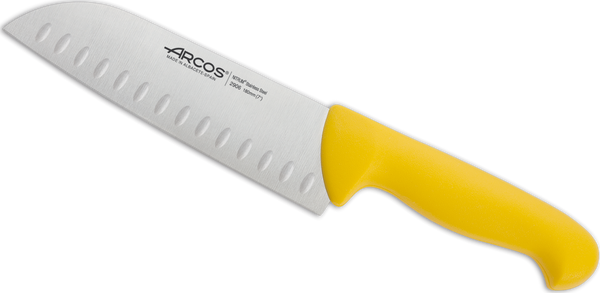 Cuchillo Santoku Amarillo Arcos 18 cm Cuchillo Santoku Amarillo Arcos 18 cm