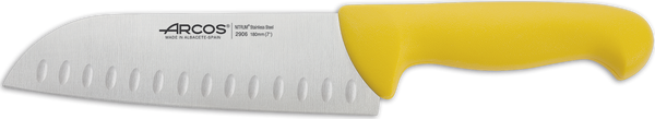Cuchillo Santoku Amarillo Arcos 18 cm Cuchillo Santoku Amarillo Arcos 18 cm
