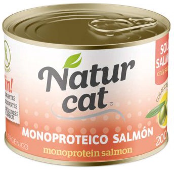 Naturcat Monoproteico Salmon 200 gr