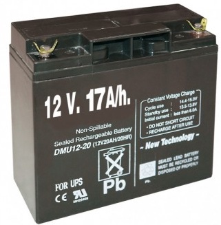 Pila Recargable 12 V. 18 A/h.