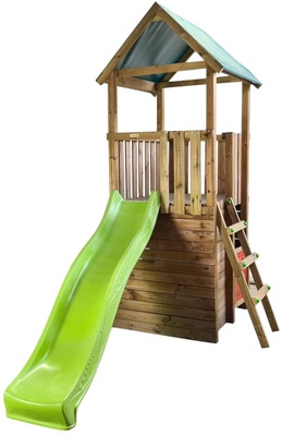 Parque Infantil Tibidabo Lona L con Casita y Rampa de Escalada