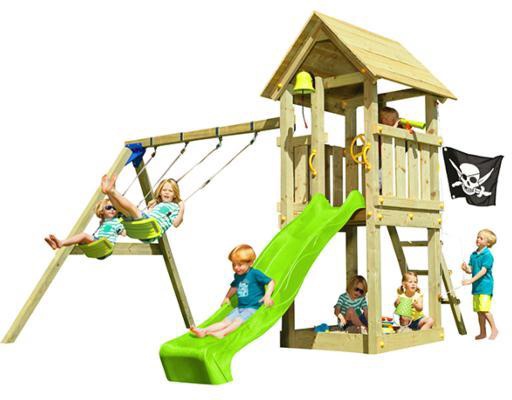 Parque Infantil Kiosk L con Columpio Doble Parque Infantil Kiosk L con Columpio Doble