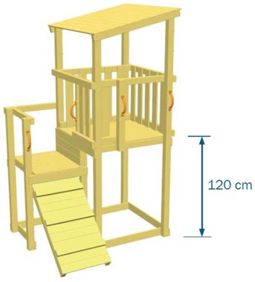 Parque Infantil Cascade L con Columpio Doble