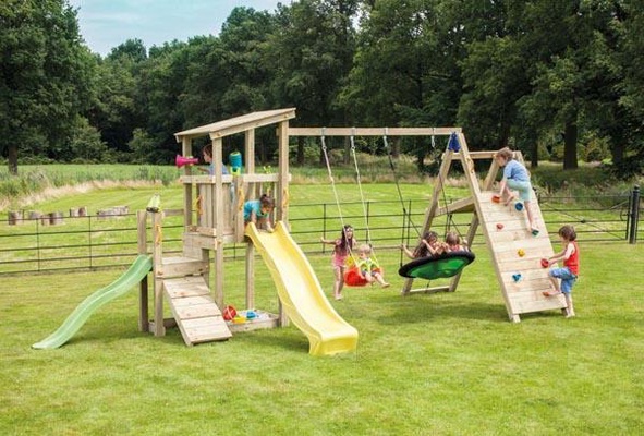 Parque Infantil Cascade L con Challenger