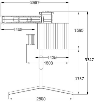 Parque Infantil Taga L con Columpio Individual