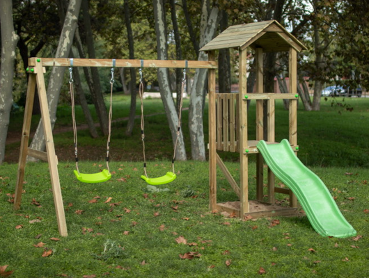 Parque Infantil Masgames Carlit M con Columpio Doble