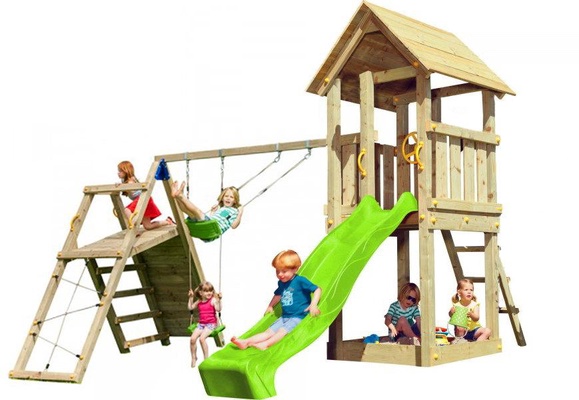 Parque Infantil Kiosk XL con Challenger